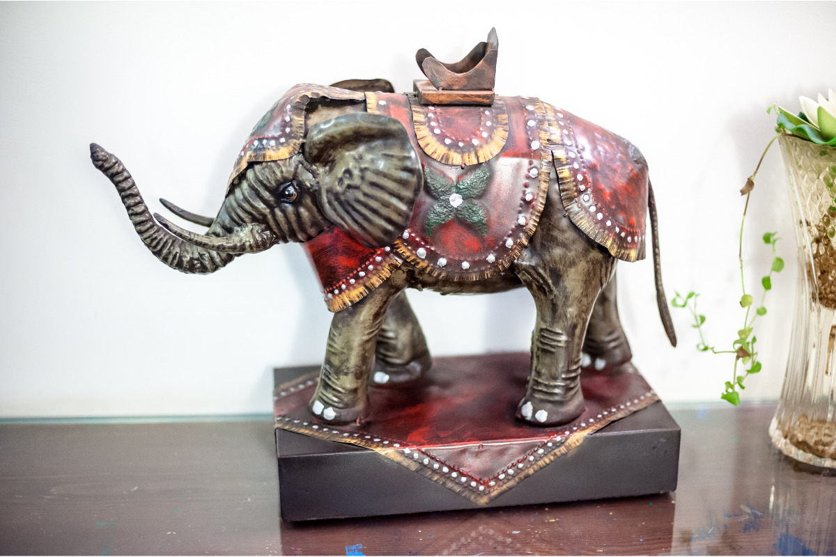 statue éléphant déco intérieure
