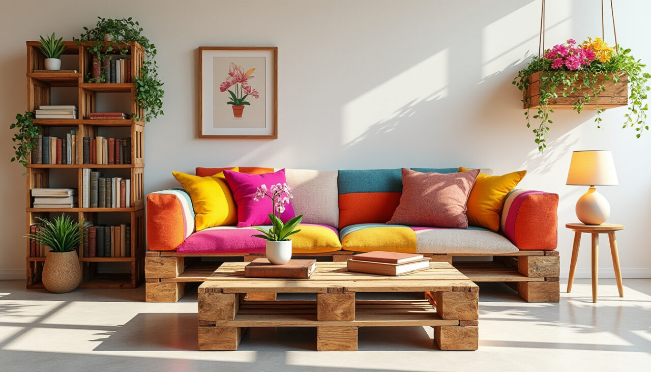 Transformez votre espace : 5 meubles en palette à réaliser vous-même